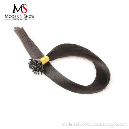 Wholesale 3c 7a hair any colored I tip human hair extension